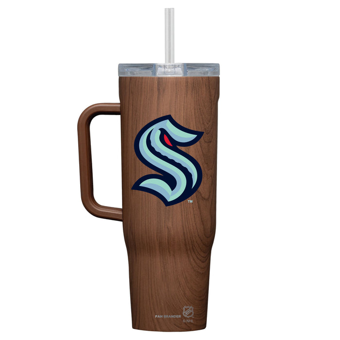 Corkcicle Cruiser 40oz Tumbler with Seattle Kraken Primary Logo