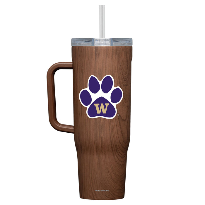 Corkcicle Cruiser 40oz Tumbler with Washington Huskies Secondary Logo