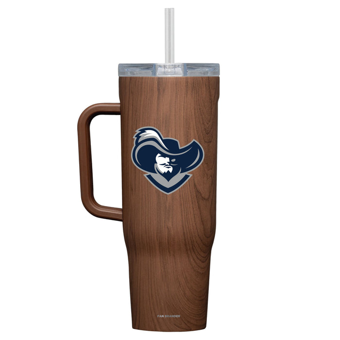 Corkcicle Cruiser 40oz Tumbler with Xavier Musketeers Secondary Logo