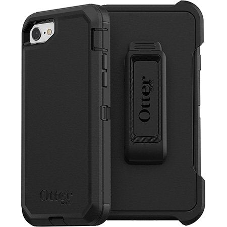 OtterBox Black Phone case with Detroit Tigers Primary Logo and Vertical Stripe