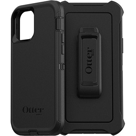 OtterBox Black Phone case with Colorado Rockies Primary Logo and Vertical Stripe