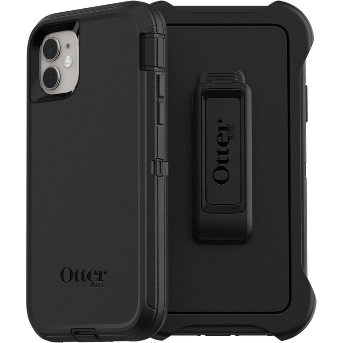OtterBox Black Phone case with Nebraska Cornhuskers Tide Primary Logo and Striped Design