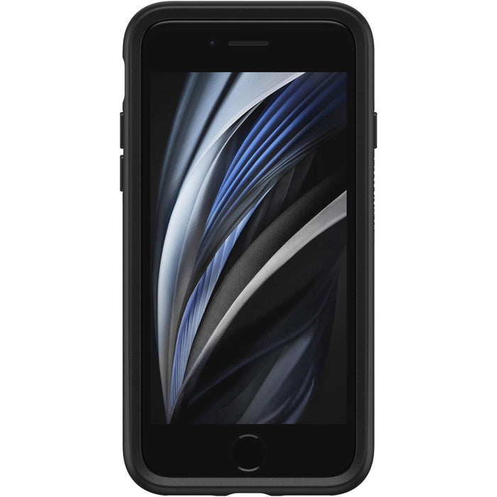 OtterBox Black Phone case with Eastern Washington Eagles Tide White Marble Background