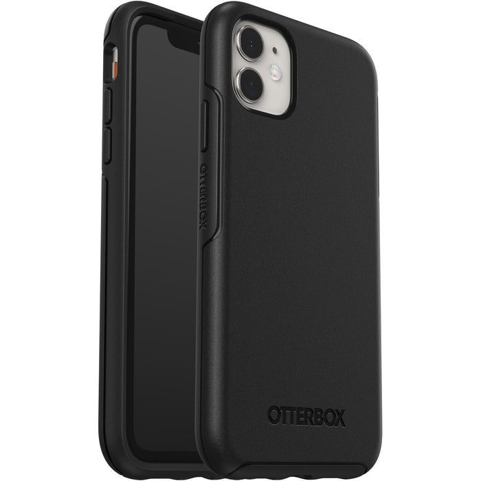 OtterBox Black Phone case with Babson University Urban Camo Background