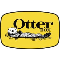 OtterBox Black Phone case with Charlotte 49ers White Marble Background