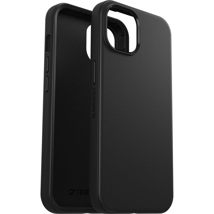 OtterBox Black Phone case with Kansas Jayhawks Tide White Marble Background